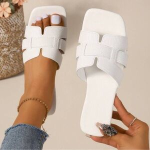 White Sandals
